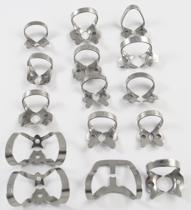 35 Endodontic Rubber Dam Clamps 35 Different Sizes