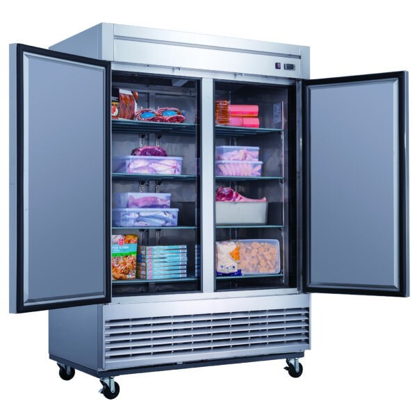 DUKERS D55F, Bottom Mount 2-Door FREEZER