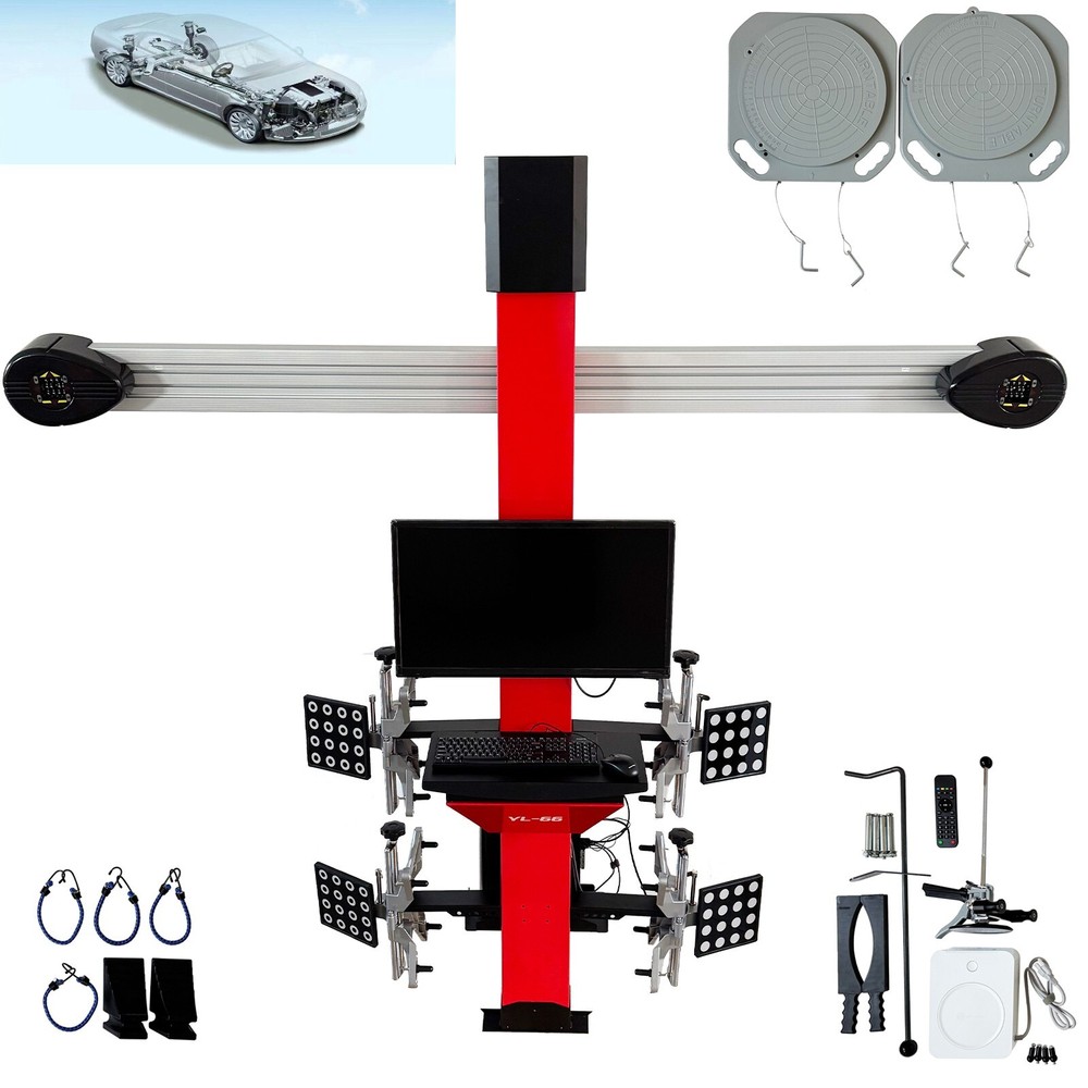 110V Automobile 3D Wheel Alignment Machine 3D Tire Wheel Aligning Machine