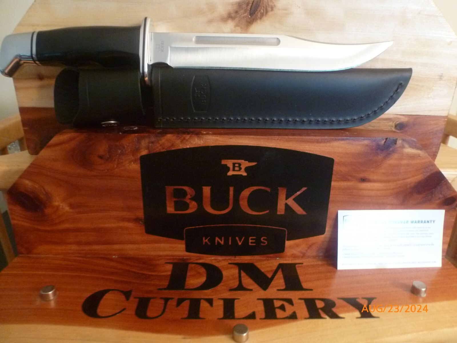 Buck 120 General 120BKS Brand New 2024 Fixed Blade Knife, Leather Sheath USA