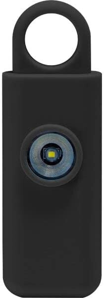 New Personal Panic Alarm and Strobe Black