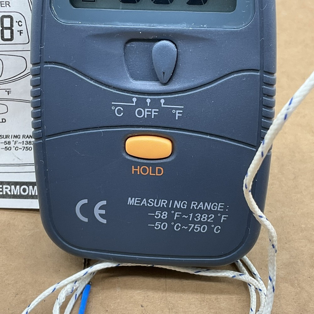 Circuit Specialists MS6500 Portable Digital Thermometer K-Type With Probe
