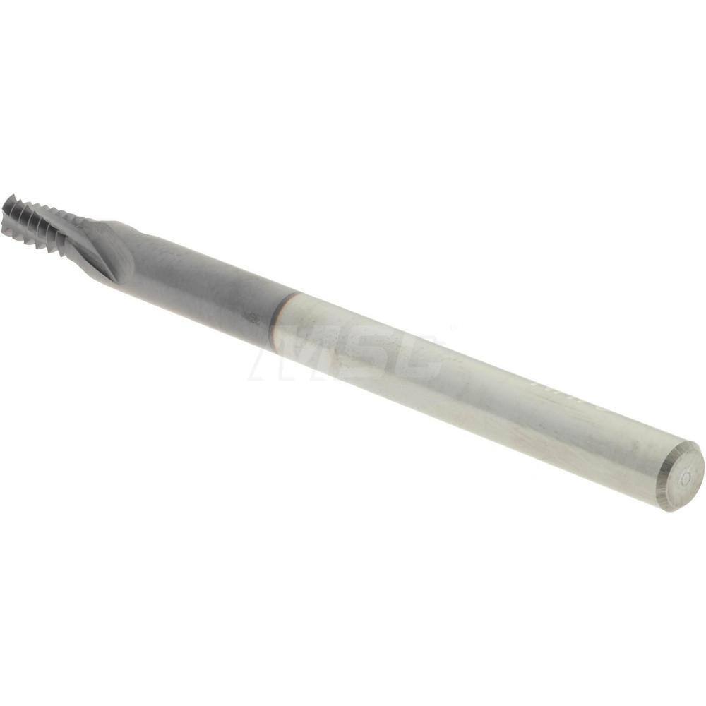 Accupro #10-24 Internal 3-Flute Solid Carbide Helical Flute Thread Mill TiAlN...