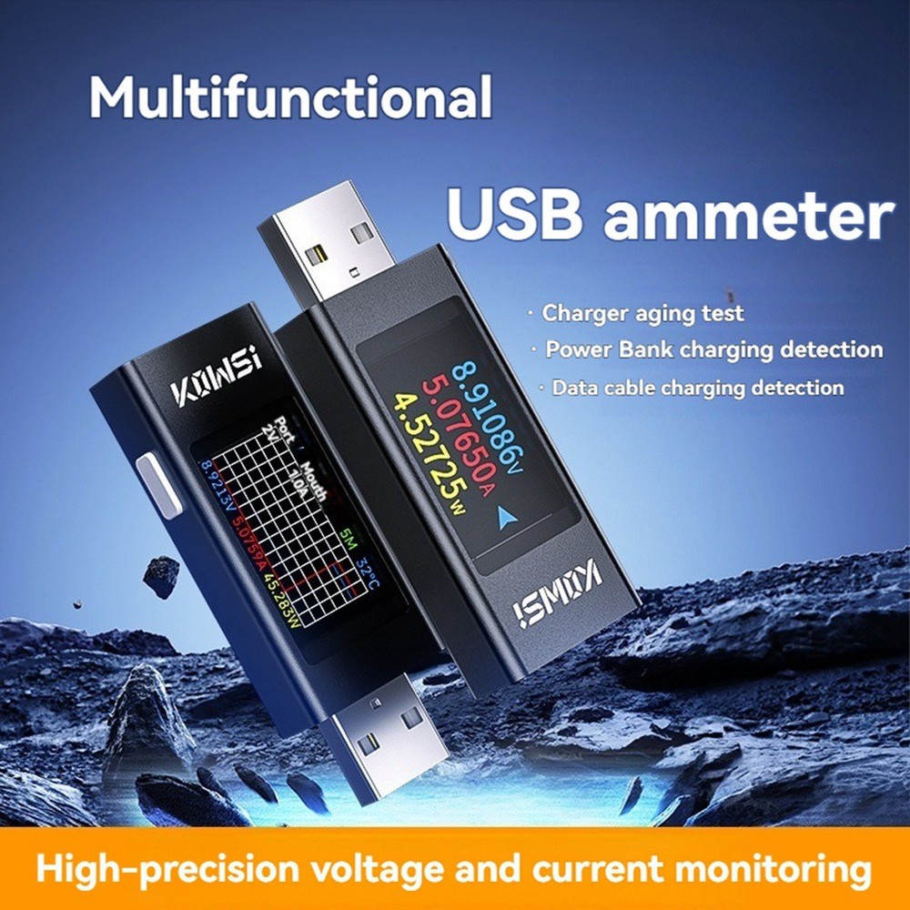 USB Ammeter Multifunction Digital Display DC Voltage Ammeter 3571