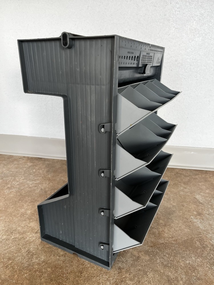 Plano Gray Multi-Compartment Plastic Organizer Bin Storage Cabinet