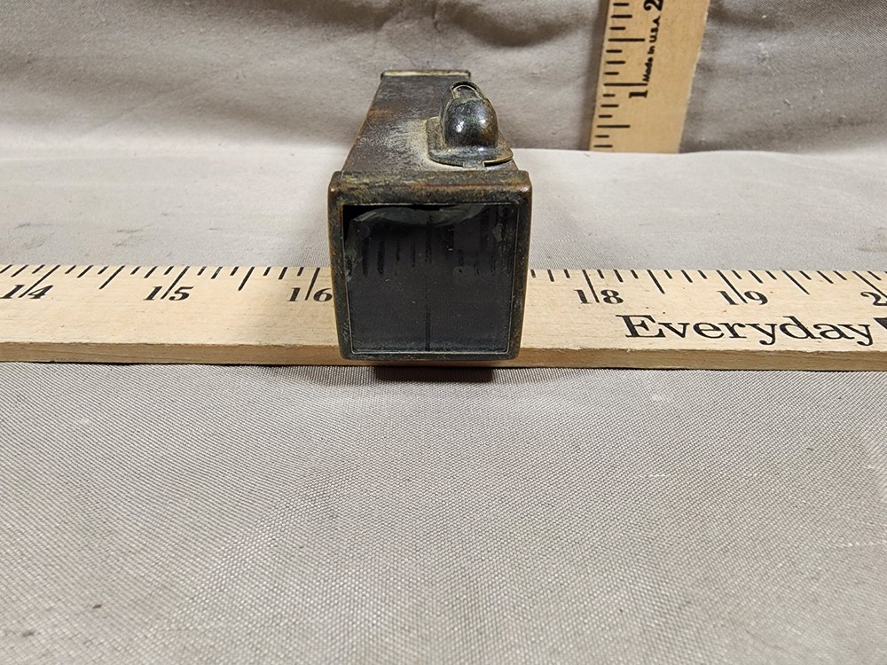 Antique Brass Handheld Surveyor Sighting Tool