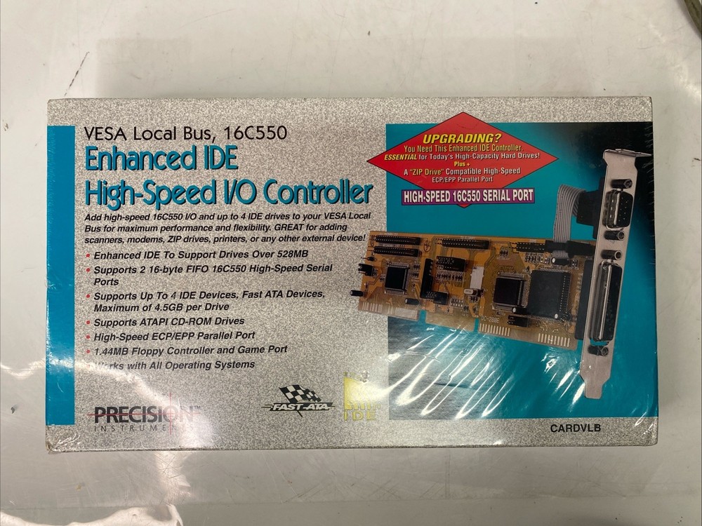 Rare NEW Precision Instruments CARDISA 16C550 Enhanced IDE I/O/ Controller