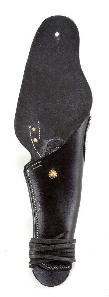 Black Leather US M1916 Colt 1911 .45 Holster Premium Drum Dyed Leather