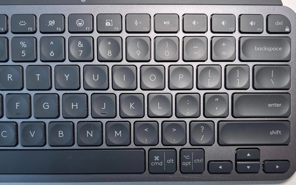 Logitech MX Keys Mini GRAPHITE REPLACEMENT KEYBOARD KEYCAPS KEYS (YR0084)