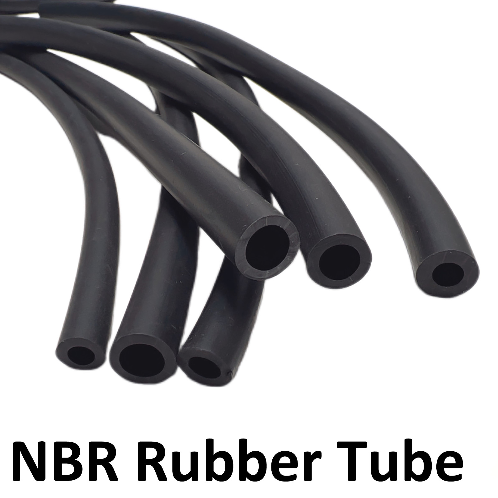 ID2/3/4/5/6/7/8/9/10/25mm Nitrile Rubber Tubing Oil Resistant Heat Resistant
