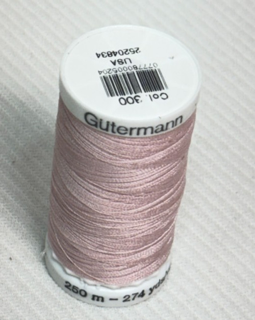 Gutermann Embroidery Thread 274yd- Col 300 Pink