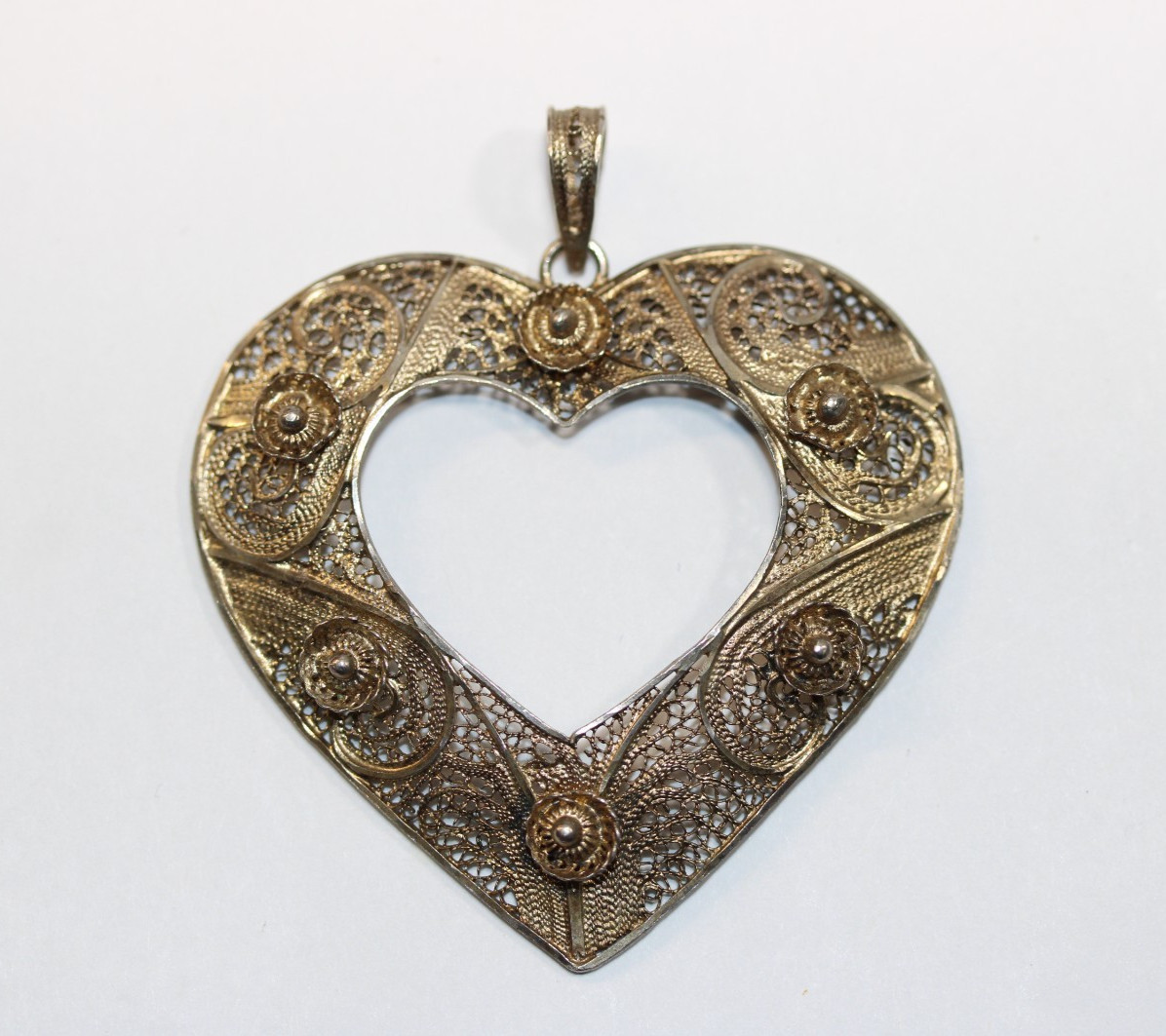 20g All Vintage Sterling Silver Pendant Lot Of 5 #0468