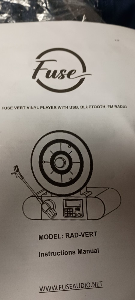 Vert AT Vertical Record Audio Player & System Rad-Vert Turntable Record Player