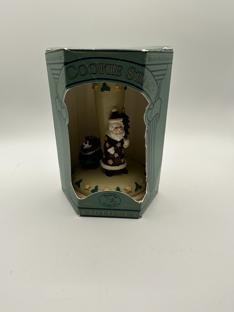 Brown Bag Santa #12 Cookie Stamp 1995