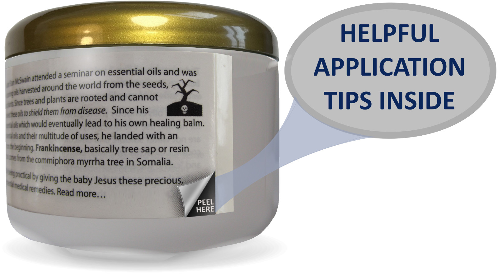 Wise Men Healing Balm with Frankincense and Myrrh for Neuropathy and Pain Relief