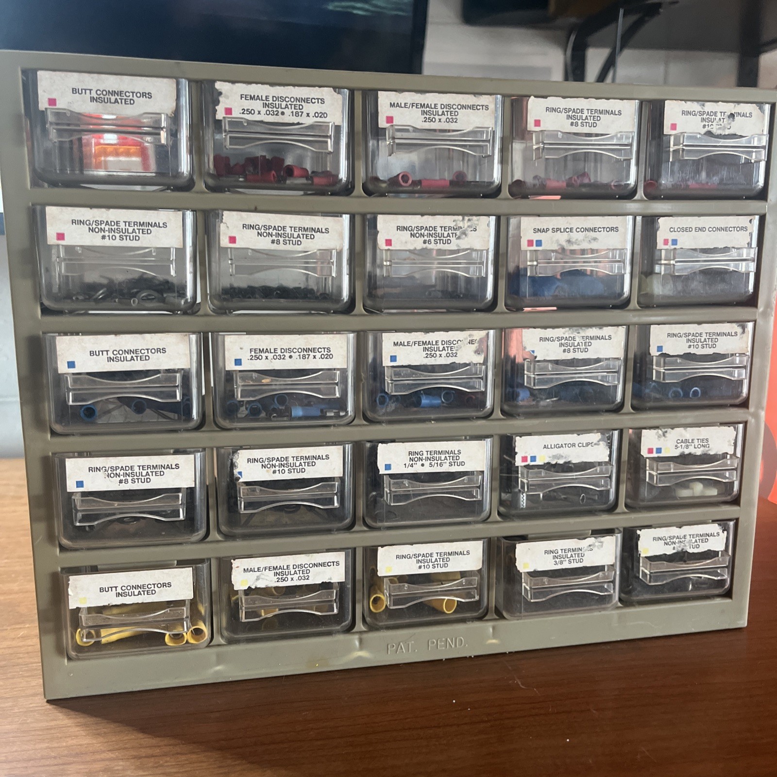 Vintage 1978 D.R.I. Industries Eden Prairie MN Electronics Parts Bin Lot Orignal