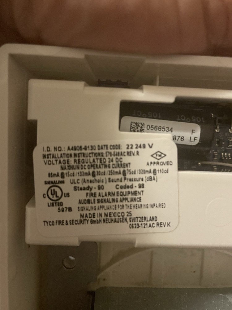 Simplex Ceiling Horn/strobe