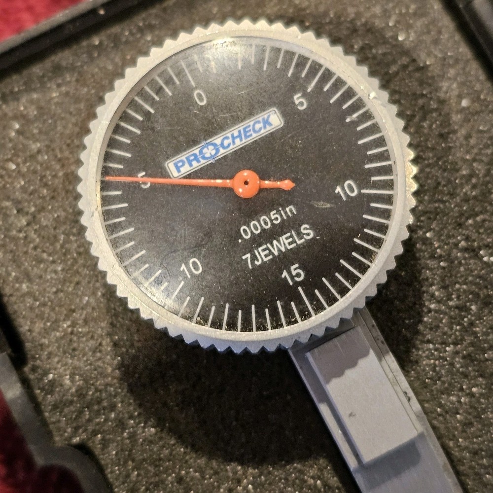 ProCheck .0005" Black Face Dial Test Indicator