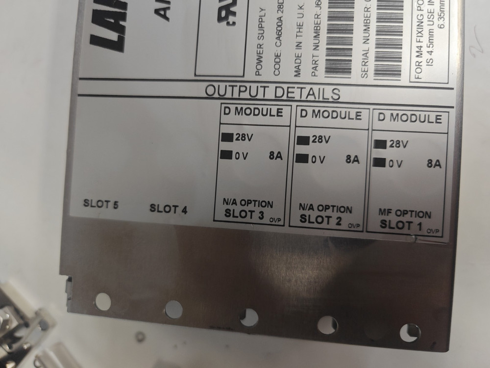 Lambda J60048 Alpha 600W Power Supply CA600 , 7990296TU