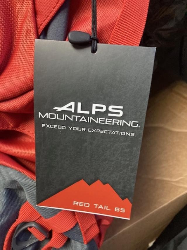 Alps Mountaineering backpack Red Tail 65 65L Red