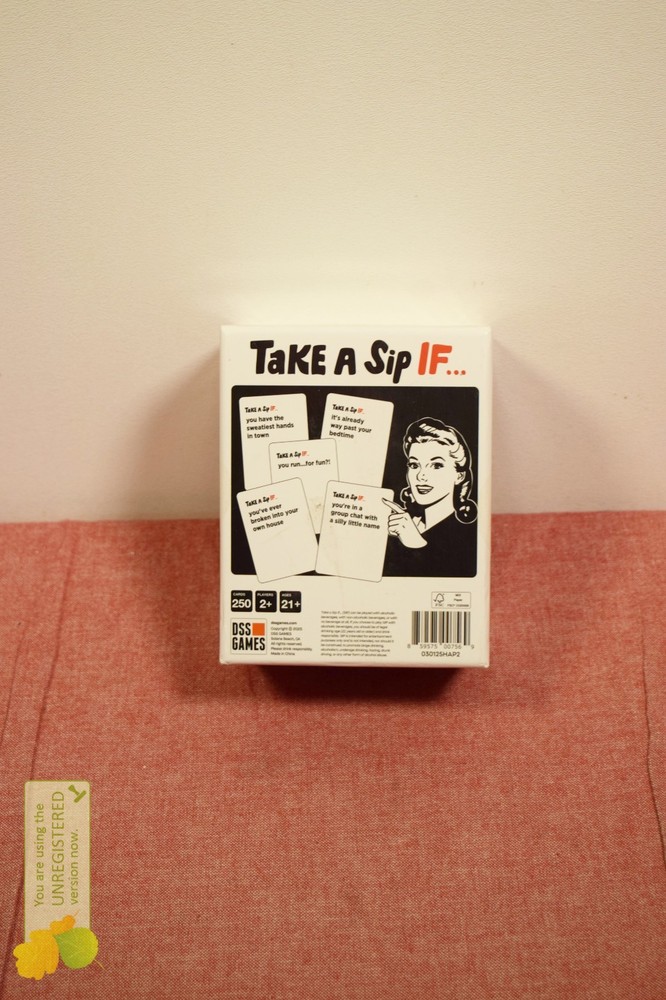 Take A Sip If... Card Game