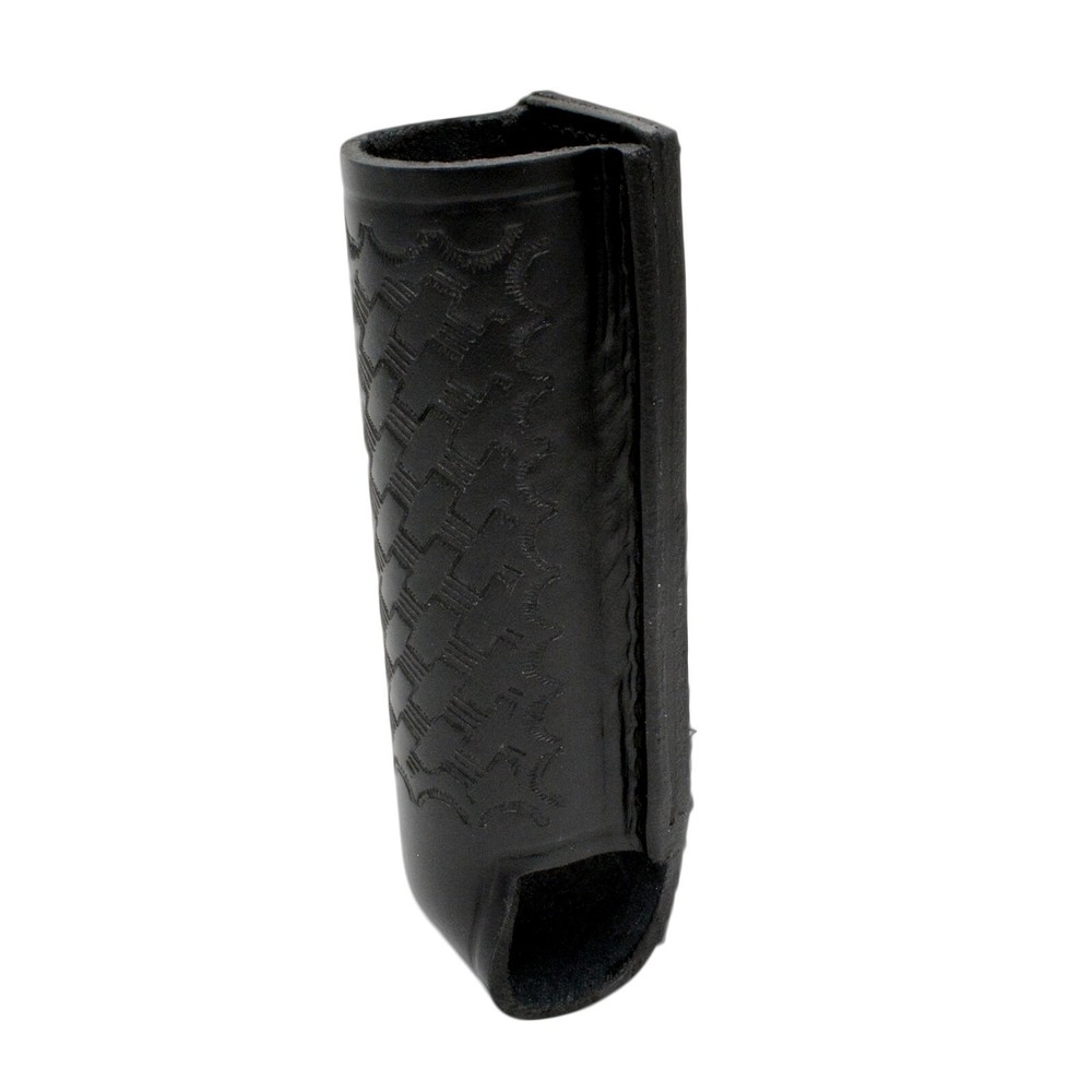 Basketweave Leather Open Top Streamlight Stinger Flashlight Holster Holder