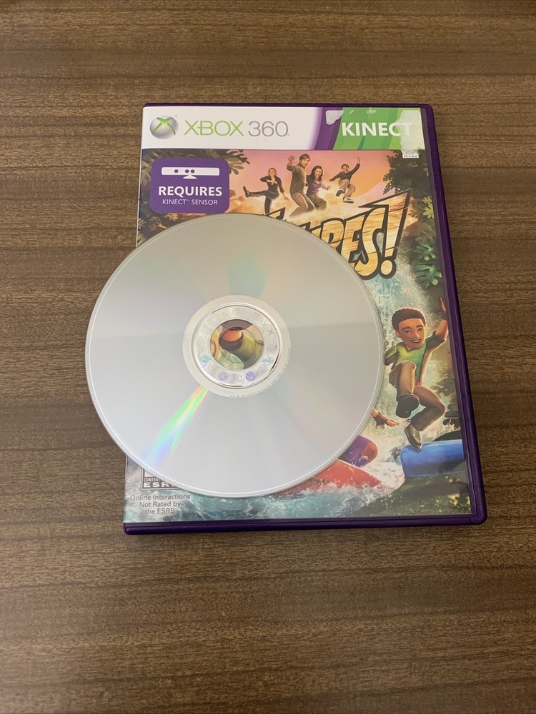 xbox 360 kinect censor bar with 4 games WORKING CIB GAMES