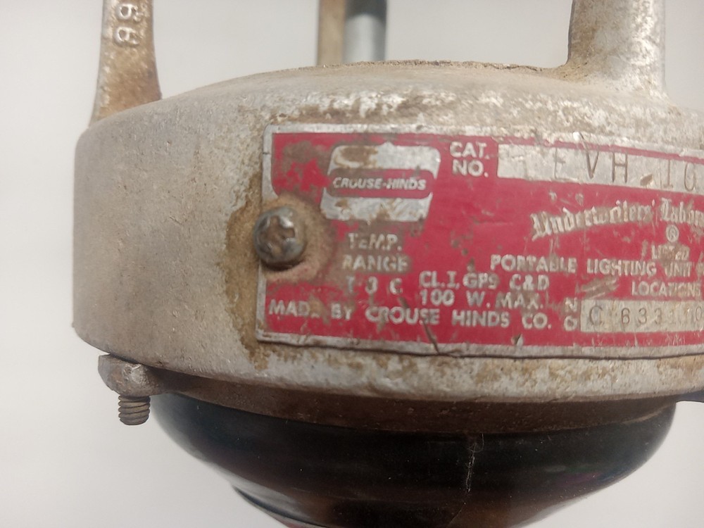 Crouse Hinds EVH106 Explosion Proof Hand Light Model 70