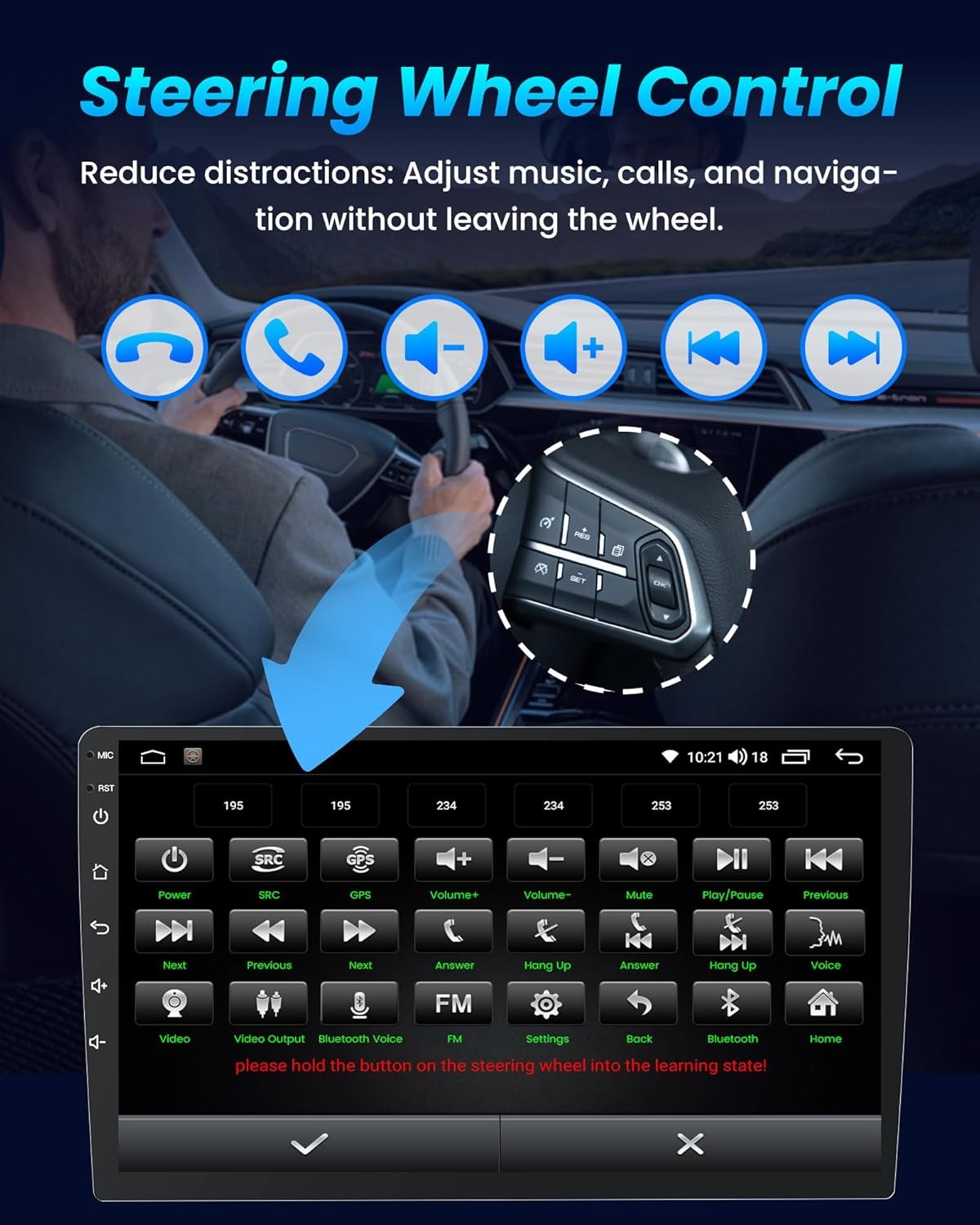 4+64G Car Stereo Radio For Dodge Journey 2011-2019 GPS Camera Carplay Android 13