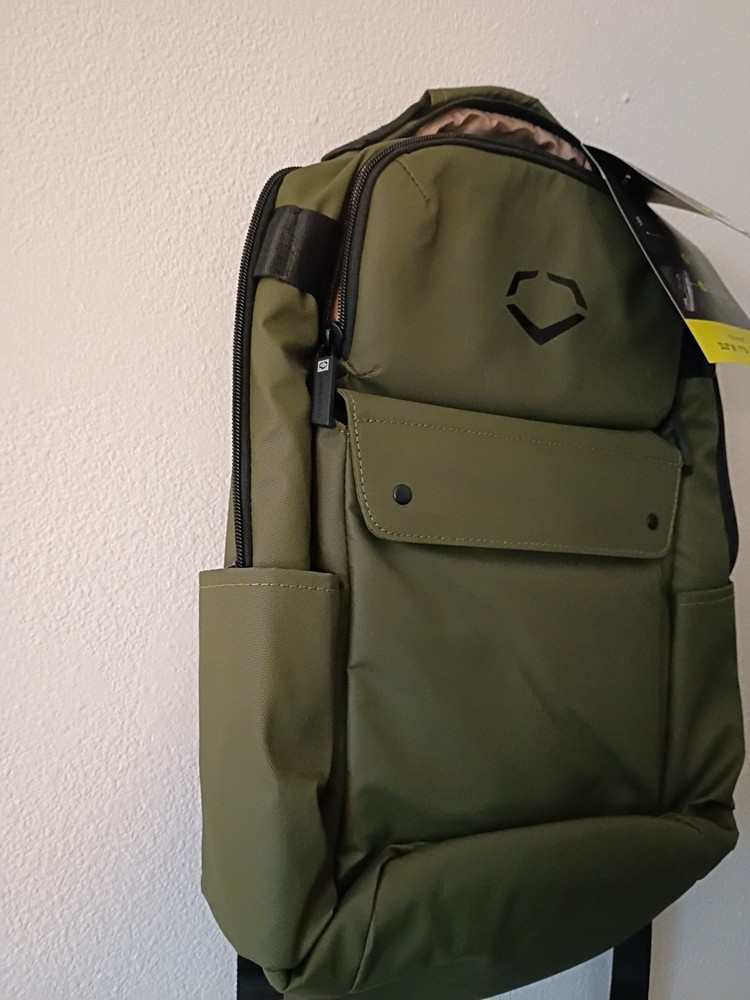Evoshield Exec Lifestyle/Coaching Baseball & Softball Backpack Olive WB57178 03