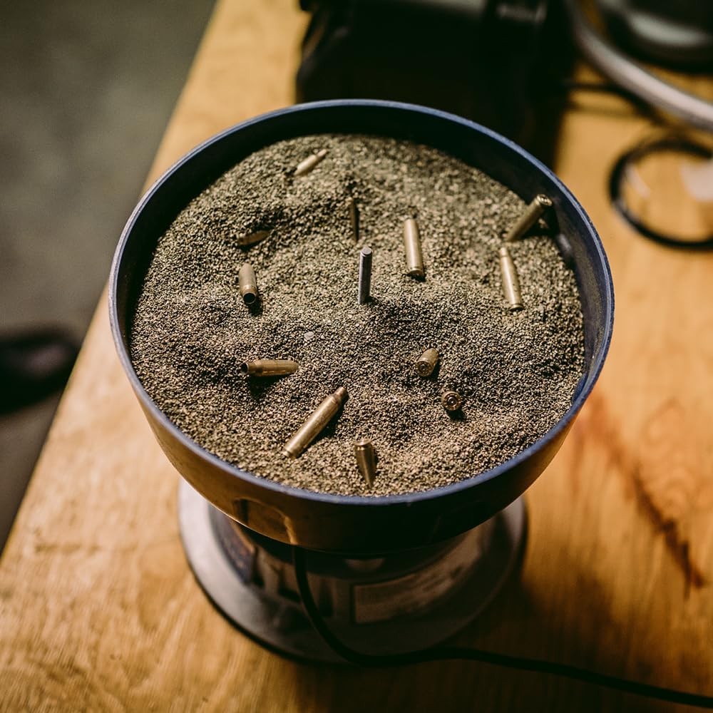 Corn cob media treated untreated for case tumbling reloading