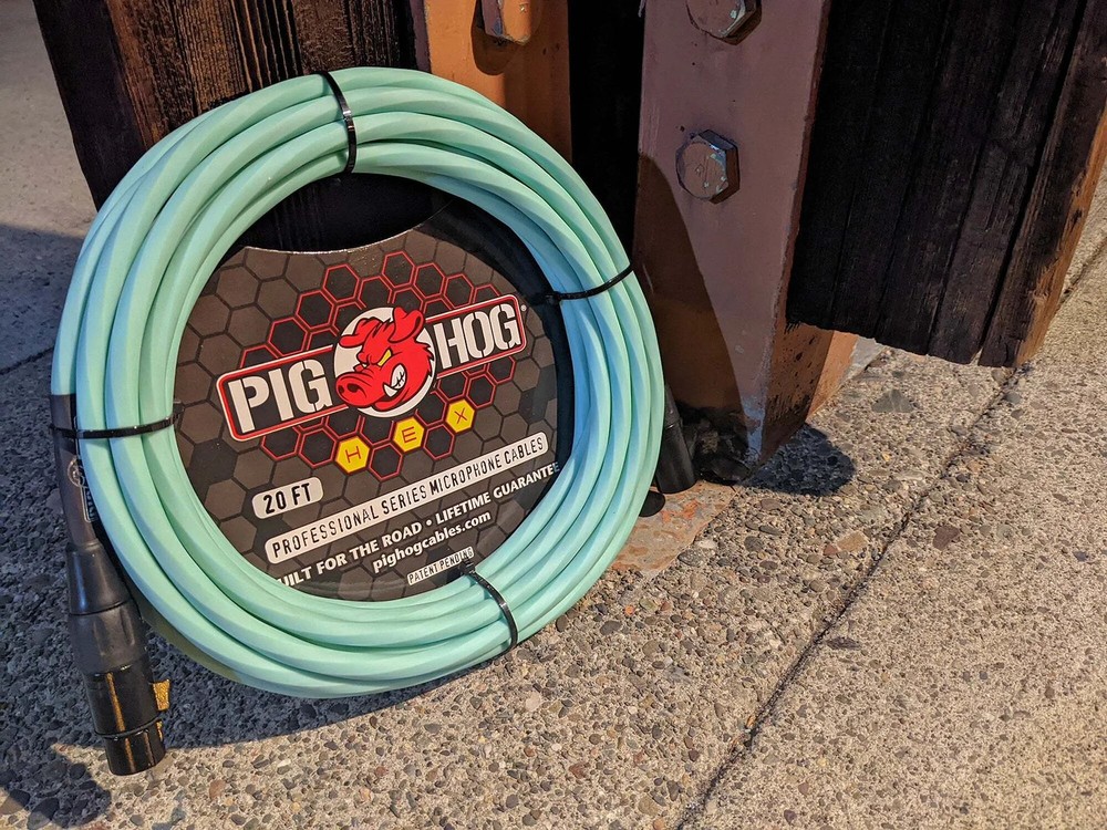 PIG HOG HEX MIC CABLE 20'