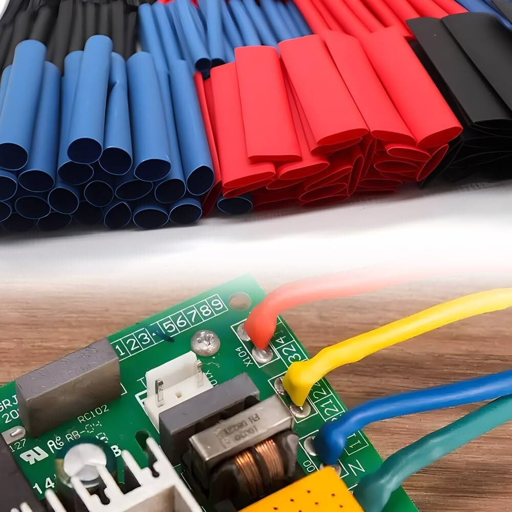 750Pcs Heat Shrink Tubing Kit Wire Shrink Wrap Tubing Shrink Ratio 3:1