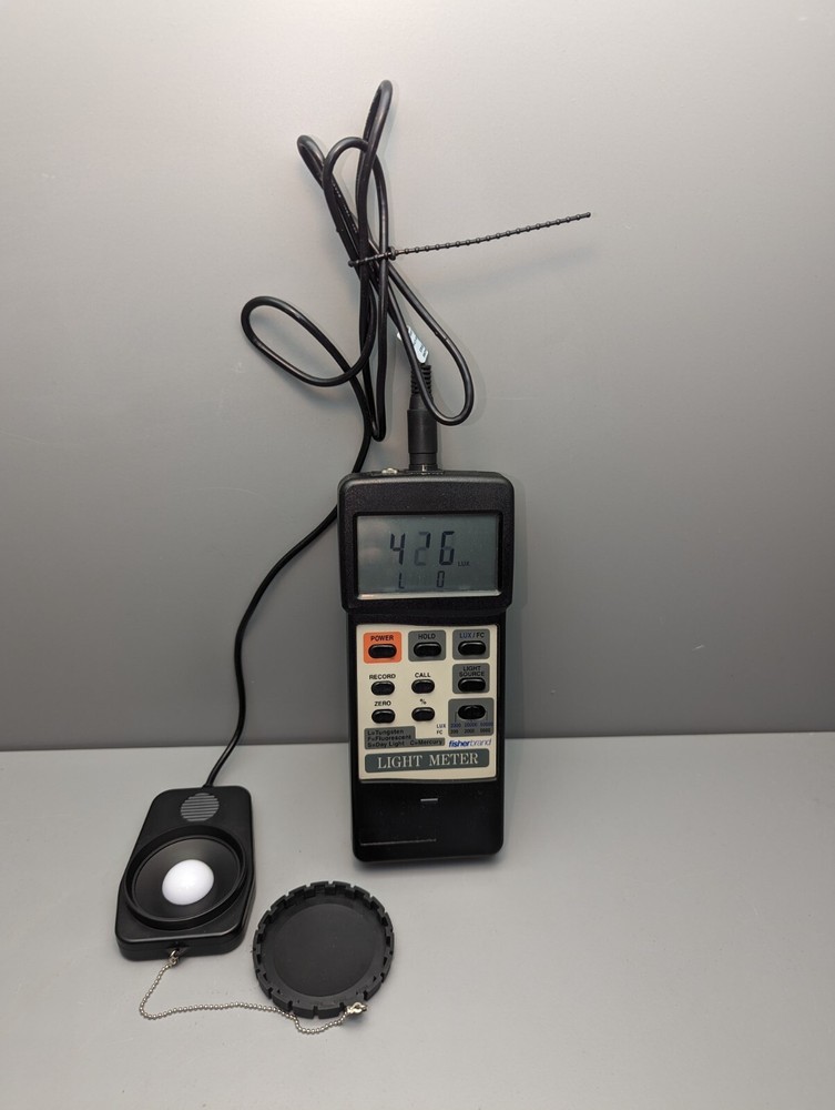 Fisherbrand Traceable Dual-Display Light Meter Large LCD # 0666264
