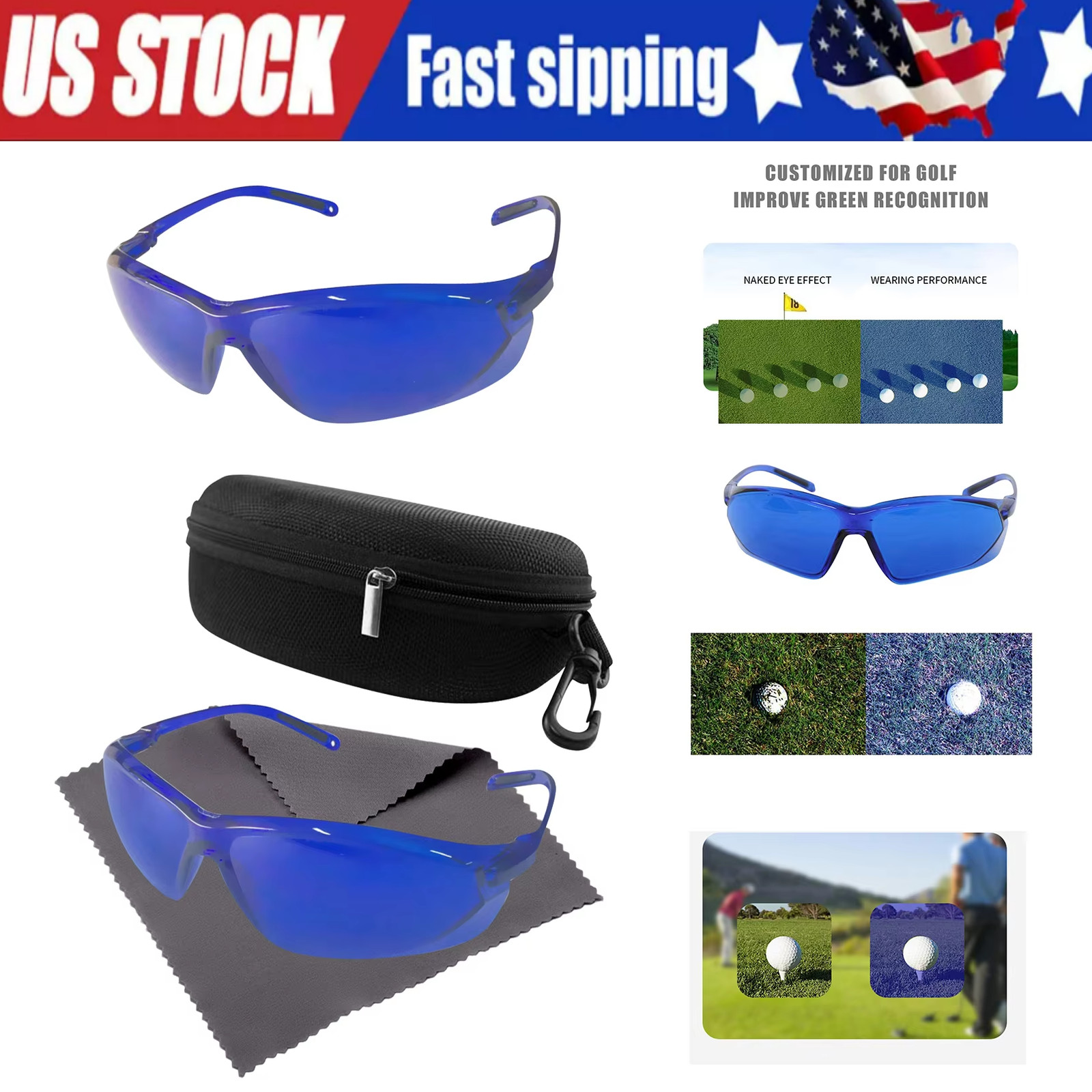 NEW Mushroom Finding & Antler Shed Hunting Blue Hunting Finder Glasses