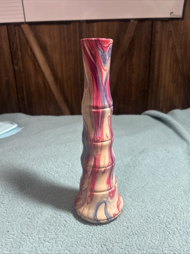 Multicolor Swirled Bud Vase