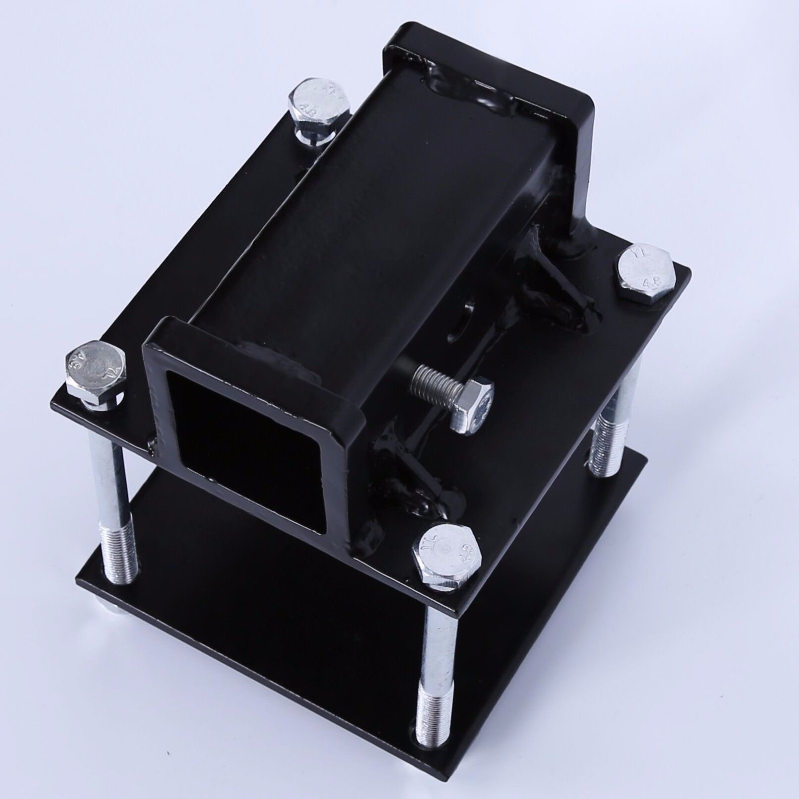 4''- 4.5" Square RV Bumper Receiver Adapter 2'' Hitch Mount Bike Rack Carrier