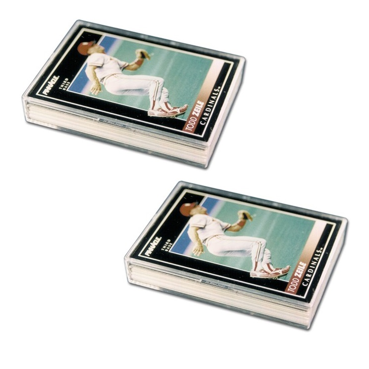 (2-Pack) Pro-Mold Plastic Card Storage Box (25 Count Size) SNAP LOCK LID PC25