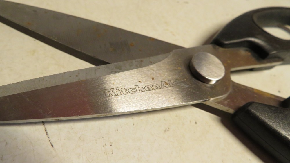 KitchenAid All Purpose Kitchen Shears Durable Stainless Steel Scissors Black 8"