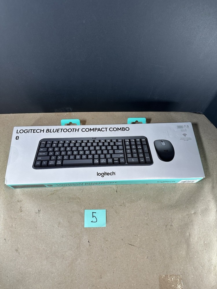 Logitech Bluetooth Compact Wireless Keyboard & Mouse Combo - mk250 - BLACK