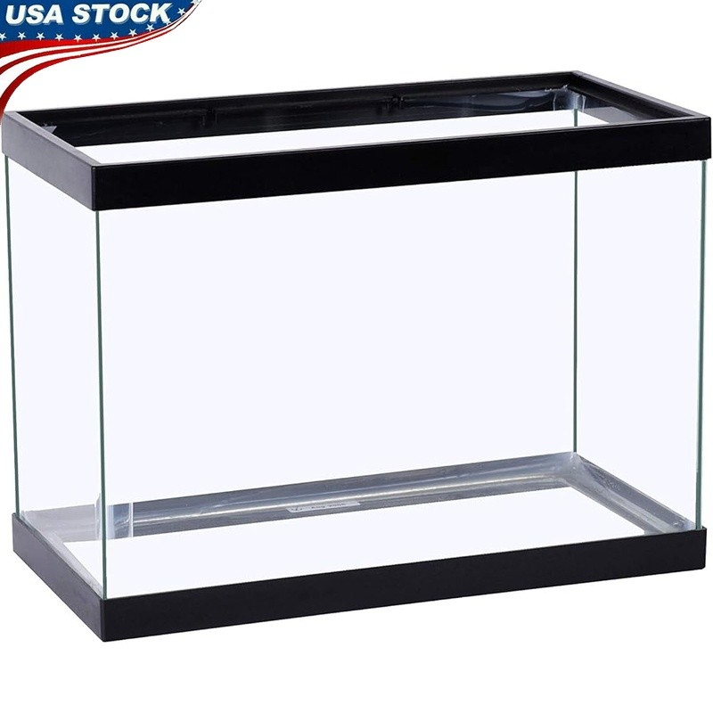 Glass Aquarium Rectangular Fish Tank Customizable Accessories Lightweight Home