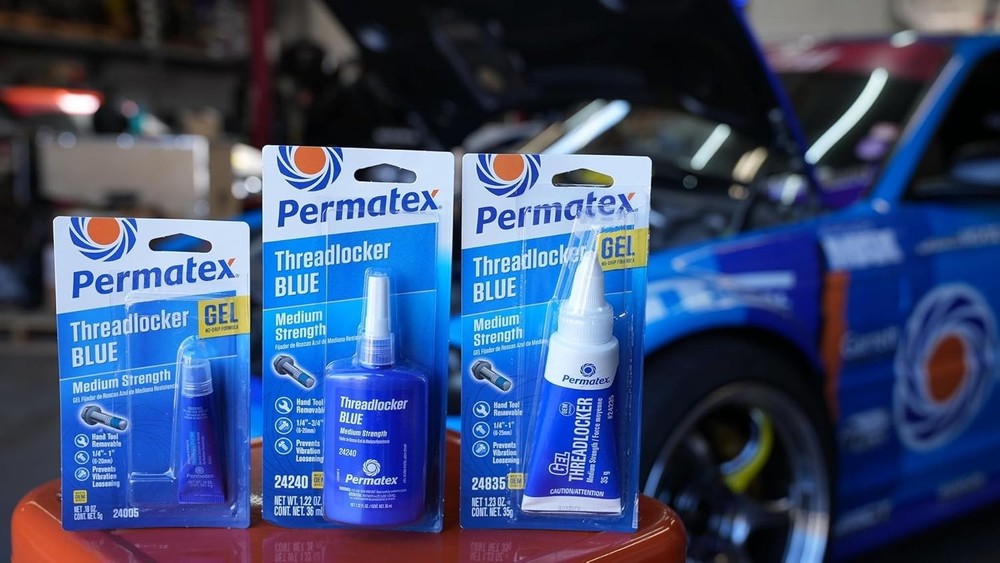 Medium Strength Threadlocker Blue, 36 ml, Automotive Threadlocker For Prevent...