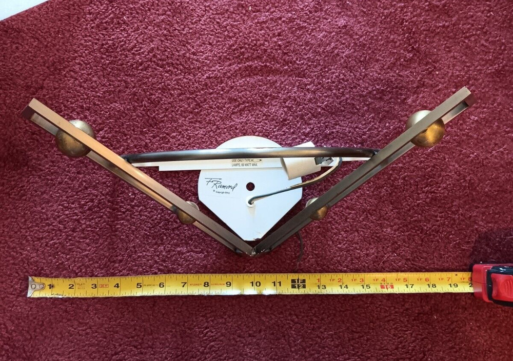 Vintage 1993 Frederick Ramond Sconce