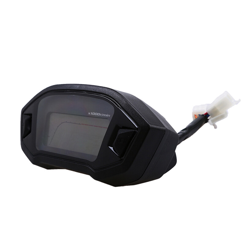 LCD Digital Backlight Odometer Sensor Speedometer Tachometer Gauge Trip Meter