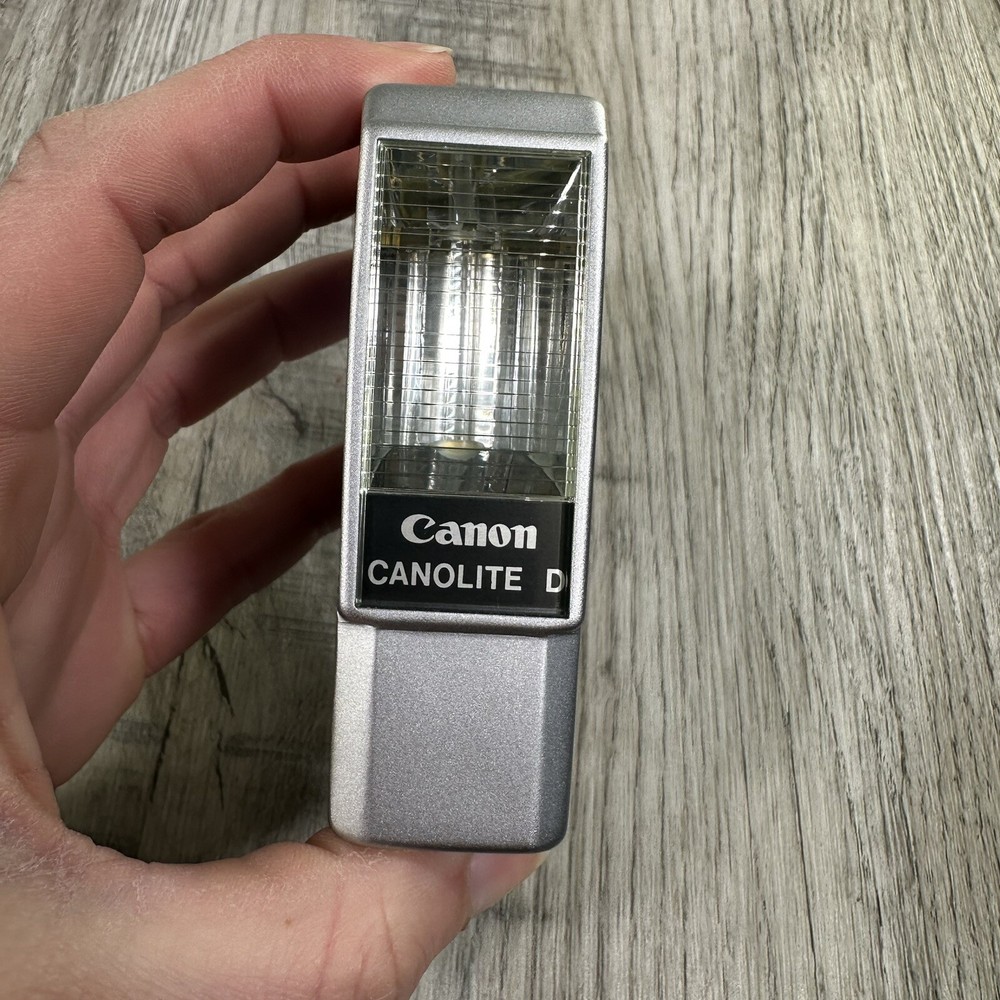 Canon Canolite D Camera Flash Compatible w/ Canonet 28 QL17 QL19 Untested