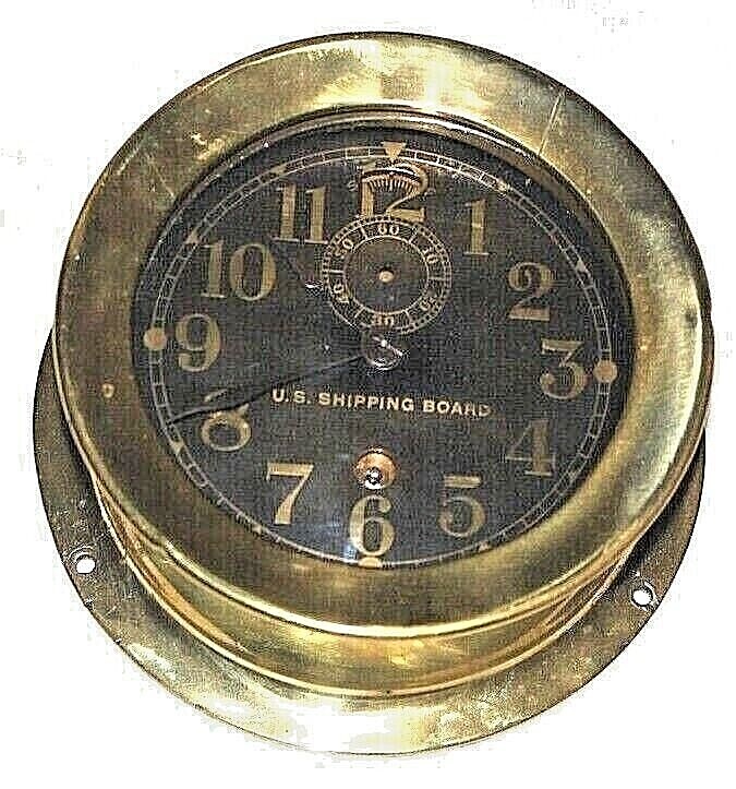 Seth Thomas U.S. Shipping Board Clock Circa 1930's