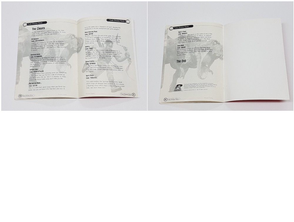 Turok Dinosaur Hunter Complete Solution Total 64 Supplement Strategy Pamphlet **