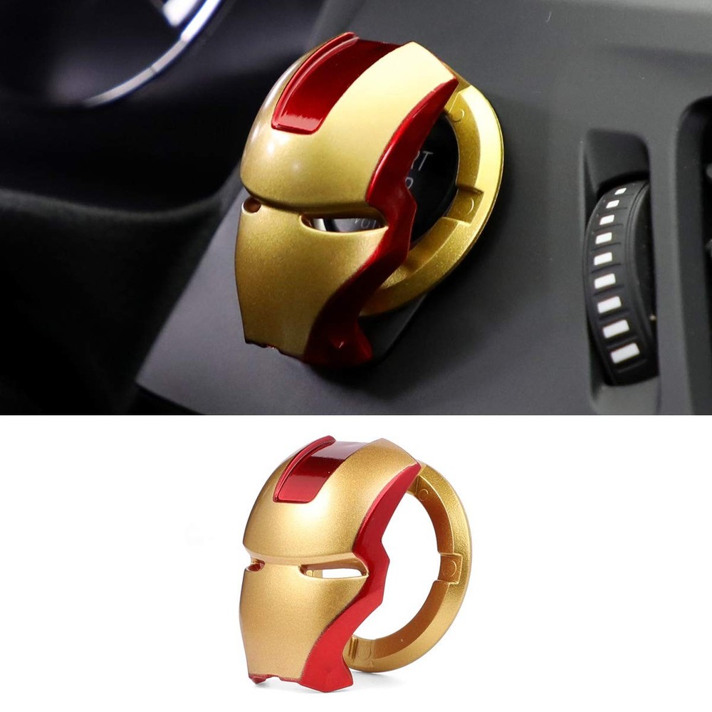 Car Engine Start Button Cover ABS Car Ignition Switch Decorative Cover, auto Int