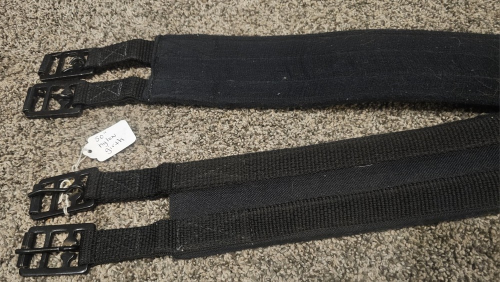 50" Black Nylon Girth Gently Used