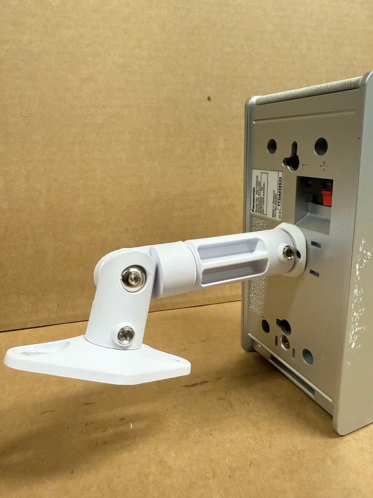 Wall Mount Ceiling Bracket for Panasonic SB-FS803A Speaker (White) - Pair